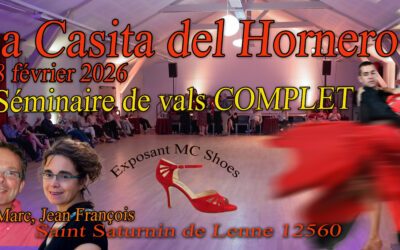 7 et 8 février 2026 stages et milongas