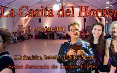 Stage et milonga des 1, 2 et 3 mai 2026