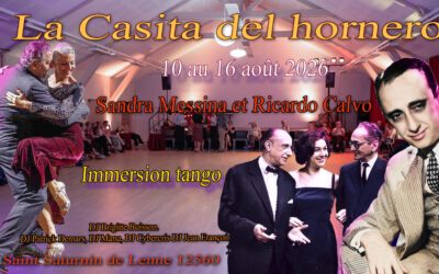 L’été du tango du 10 au 16 aout 2026